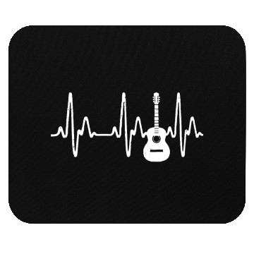 Discover Acoustic Guitar Heartbeat - Guitar Musicianguitar Mouse Pads