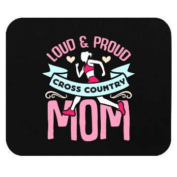 Discover Cross Country Running Loud And Proud Athletic Race Mouse Pads