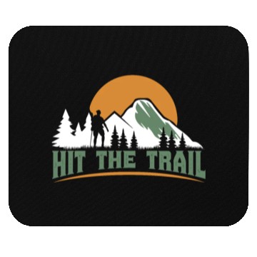Discover Hit the Trail Mountaineers Wanderlust Hiking Mouse Pads