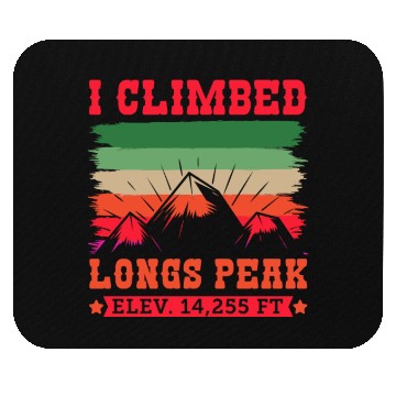 Discover Longs Peak Climbing Summits Hiking lover Mouse Pads