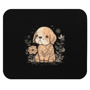 Discover Brown is the New Cute: A Tribute to Adorable Pups Mouse Pads