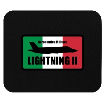 Discover Italian F35 Lightning Small logo trending Mouse Pads