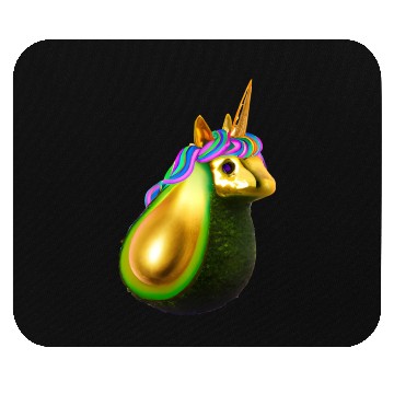 Discover Happy unicorn avocado Mouse Pads