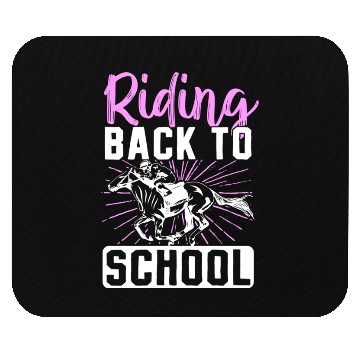 Discover Horse Lover Equestrian Riding Back To School Mouse Pads