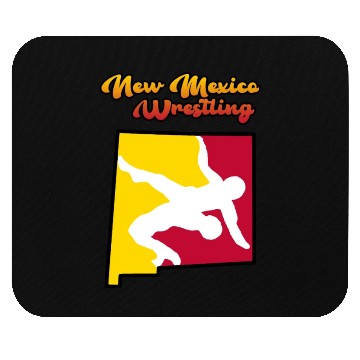 Discover New Mexico Wrestling Mouse Pads