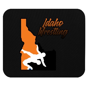 Discover Idaho Wrestling (State Colors) Mouse Pads