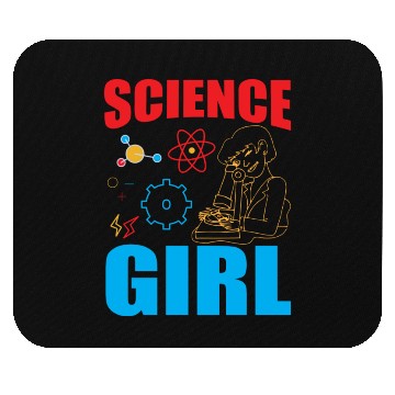 Discover Science Girl I Chemistry Mouse Pads