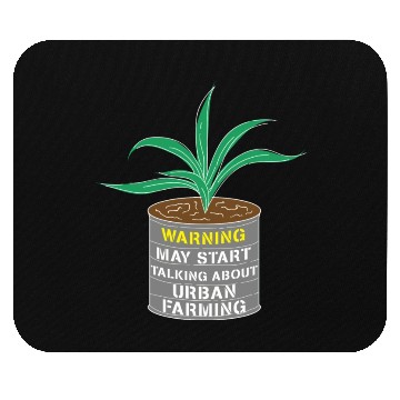 Discover Urban Farming Funny Farmer Mouse Pads