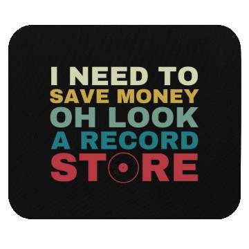 Discover Look A Record Store Funny Vinyl Collecting LP Mouse Pads