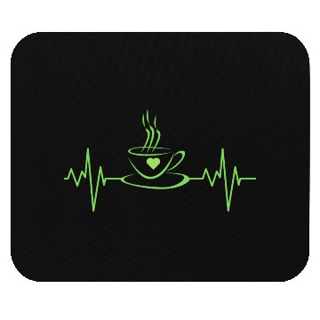 Discover Passion for coffee/tea/cocoa ECG Mouse Pads
