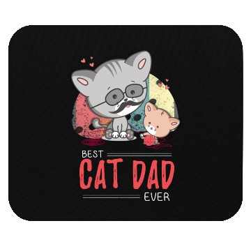 Discover Cat Dad Mouse Pads