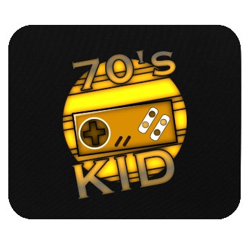 Discover 70s Gamer Gaming Kid Mouse Pads