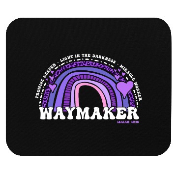 Discover Waymaker Promise Keeper Miracle Worker - Jesus Mouse Pads