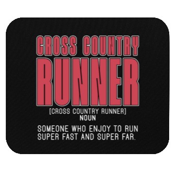 Discover Cross Country Runner Someone Who Enjoys XC Running Mouse Pads