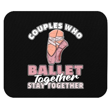 Discover Ballet Ballerina Couple Mouse Pads