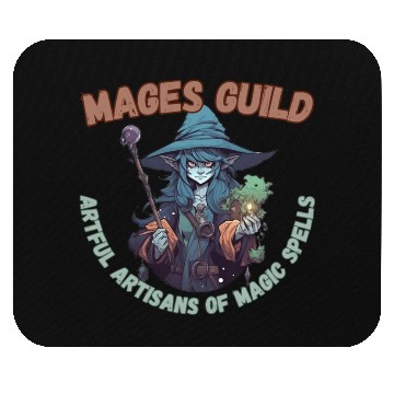 Discover Mages Guild, Magic Spells Mouse Pads
