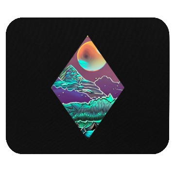 Discover Moon Mountain Mouse Pads