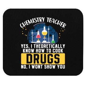 Discover Chemistry Teacher Science Periodic Table Mouse Pads