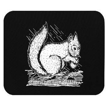 Discover Squirrel Drawing Art Squirrel Lover Mouse Pads