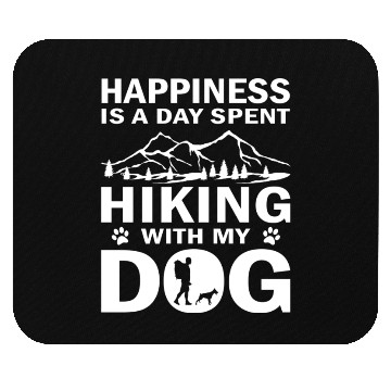 Discover Hiking Dog Lover Mouse Pads