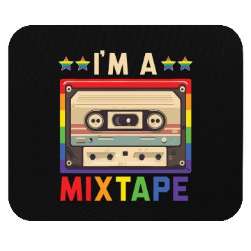 Discover I'm A Mixtape Rainbow Pride Month LGBTQ Gay Pride Mouse Pads