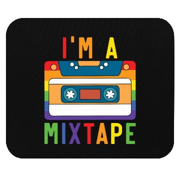 Discover I'm A Mixtape Rainbow Pride Month LGBTQ Gay Pride Mouse Pads