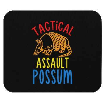 Discover tactical assault possum Mouse Pads