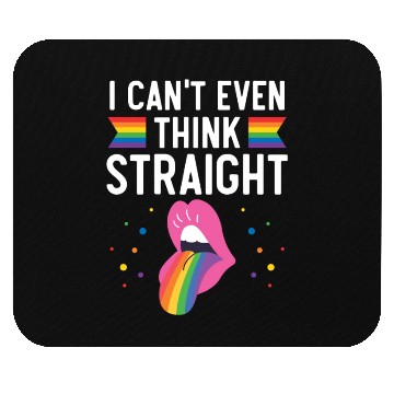 Discover I Can't Even Think Straight Rainbow Pride LGBTQ Mouse Pads