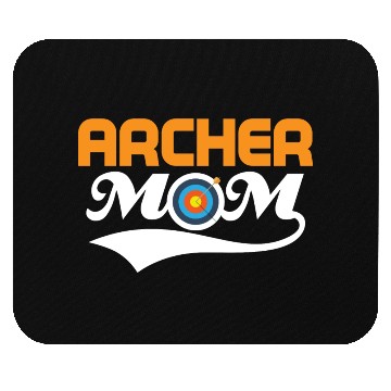 Discover Archer Mom Bow & Arrows Target Archery Mouse Pads