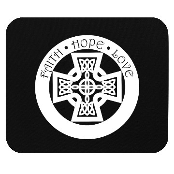 Discover Timeless Celtic Cross With Celtic Knots Mouse Pads