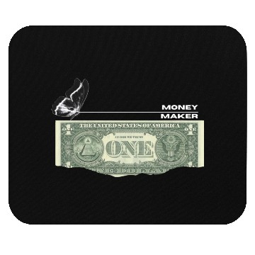 Discover Black Vintage Money Mouse Pads