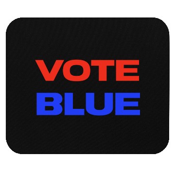 Discover Vote Blue Democratic Party Liberal Voting Mouse Pads