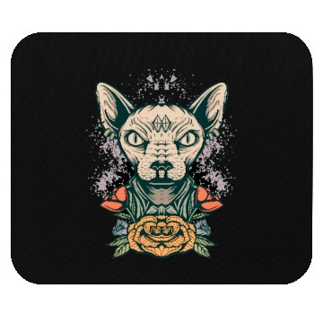 Discover Angry Sphynx Mouse Pads