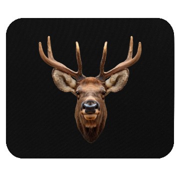 Discover Elk Antlers Face Mouse Pads