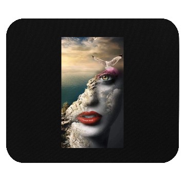 Discover la femme et le nature Mouse Pads