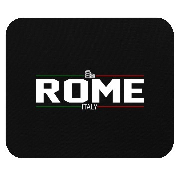 Discover ROME - White Design Mouse Pads