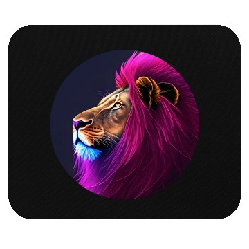 Discover Flowing Lion Colors Mouse Pads