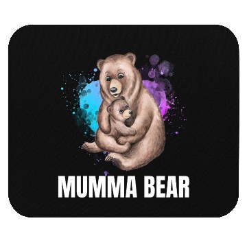 Discover Mumma Bear, Mother's Day, Mom Mouse Pads
