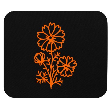 Discover flower design Vector Mouse Pads