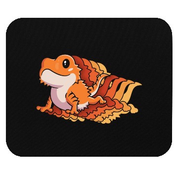 Discover Retro Gift For Bearded Dragon Owner Lizard Lover Mouse Pads
