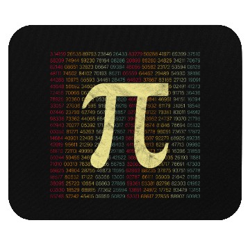 Discover Retro Vintage Pi Number Math Mouse Pads