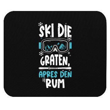 Discover Ski the ridges, Apres the rum Mouse Pads