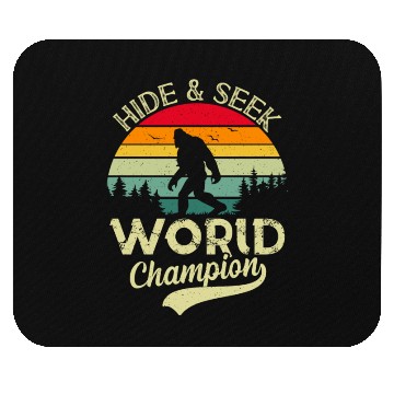 Discover Hide and Seek Nature boy Hiker funny Mouse Pads
