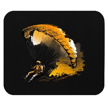 Discover cool paraglider in action Mouse Pads
