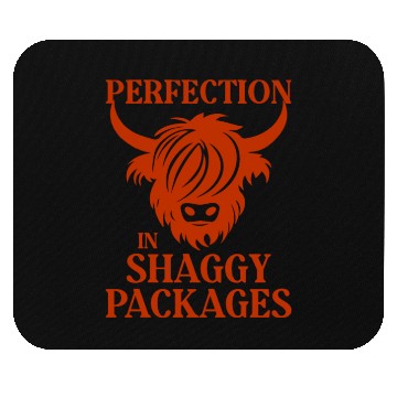 Discover Perfection In Shaggy Packages Highland Cow Mouse Pads
