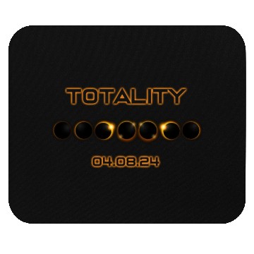 Discover Totality 04.08.24 Total Solar Eclipse April 8 2024 Mouse Pads