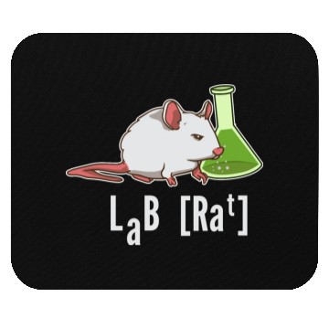 Discover Lab Rat Science Chemistry Professor Laboratory Mouse Pads