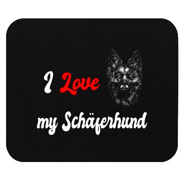 Discover I love my German Shepherd Mouse Pads