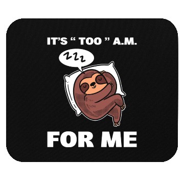 Discover Sleeping Sloth Sleepyhead Mouse Pads