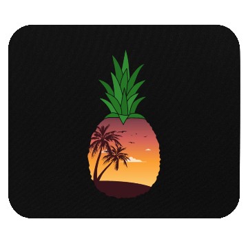 Discover Pineapple Beach Sunset - Tropical Summer Mouse Pads